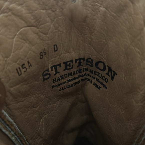 Stetson Men’s Cowboy Boots size 8 1/2 - Picture 9 of 9